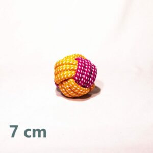 Kötelek – rózsaszín-narancs labda