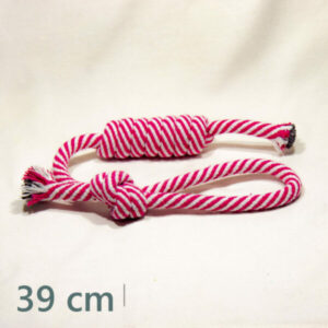Kötelek – rózsaszín-fehér kötél